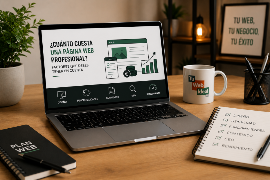 ¿Cuánto cuesta una página web profesional en 2026? Factores que debes tener en cuenta